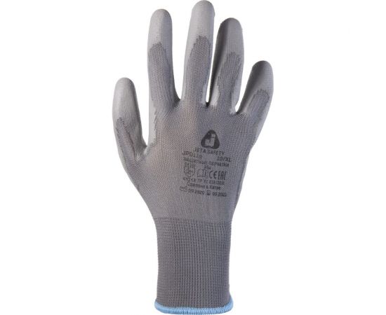 Перчатки с полиуретановым покрытием для точных работ Jeta Safety 12 пар, размер S/7 JP011g-S 