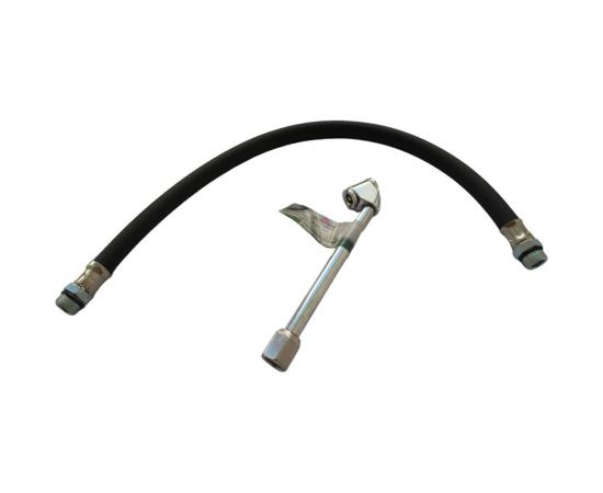 Наконечник для подкачки грузовых шин со съемным гибким шлангом Сервис Ключ 70658 