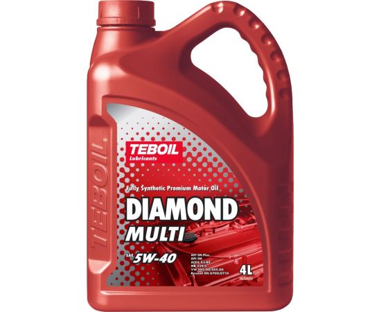 Моторное масло diamond multi 5w-40, 4л TEBOIL 3455081 