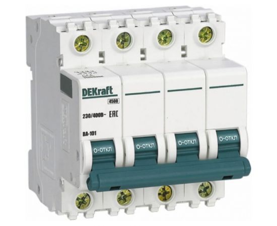 Автоматический выключатель Dekraft ВА101-4Р-032А-B 11045DEK 