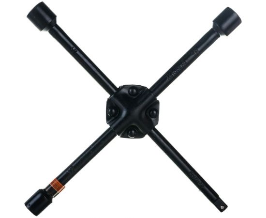 Баллонный-крест ключ 17х19х21х1/2 черный лак усиленный АвтоDело 30811 12961 