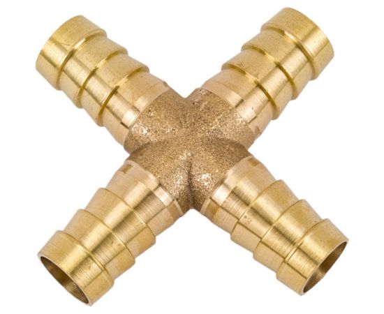 Крест под шланг елочка 12 мм Pegas pneumatic 3604 