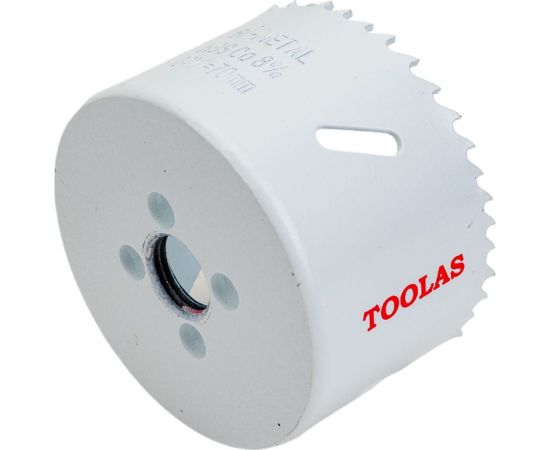 Коронка Bi-Metall 70 мм, М42 Со8% TOOLAS 00007039 – изображение 2