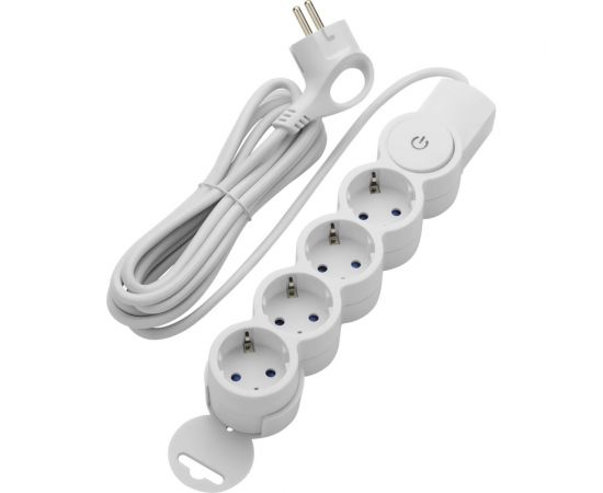 Удлинитель duwi 4 гнезда, с выключателем, с землей, со шторками, 3 м 32014 4 – изображение 2