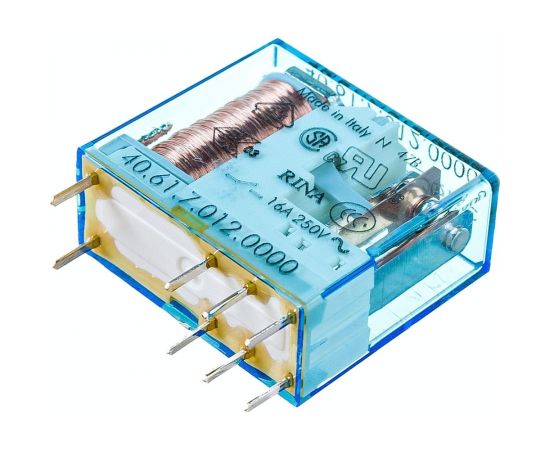Миниатюрное реле Finder 1 перекидной контакт 16А, = 12В Чувст. пост. тока, 406170120000 – изображение 2