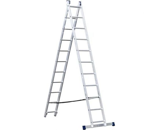 Универсальная двухсекционная лестница STAIRS 11 ступеней AL 211 – изображение 3