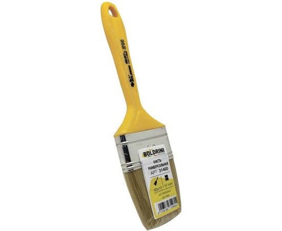 Кисть с натуральной желтой щетиной Boldrini 60 мм, 31460 – изображение 3