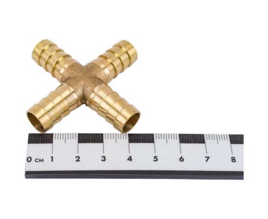 Крест под шланг елочка 12 мм Pegas pneumatic 3604 – изображение 3