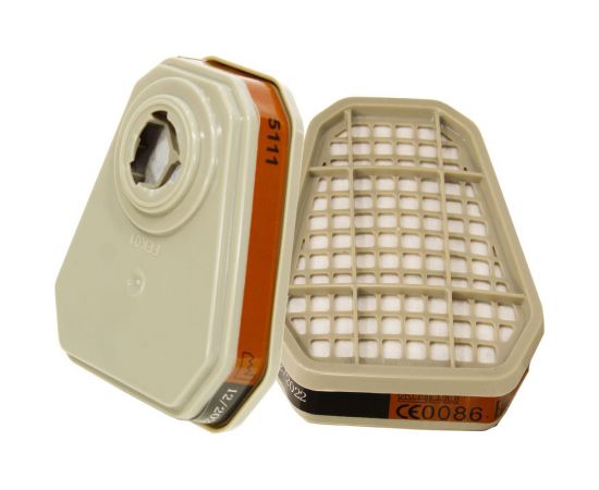 Фильтр для защиты от органических паров и газов с температурой кипения t > 65 С, A1, BAIANDA 2 шт 5111 – изображение 3