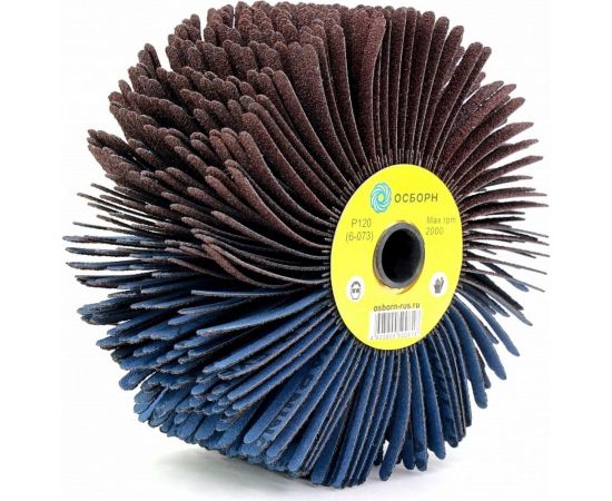 Диск лепестковый шлифовальный гибкий (118 мм; абразивная ткань P120) ОСБОРН 6-073 PLM.FD11860CP120 – изображение 3