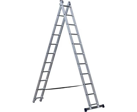 Универсальная двухсекционная лестница STAIRS 11 ступеней AL 211 – изображение 4