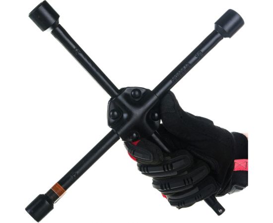 Баллонный-крест ключ 17х19х21х1/2 черный лак усиленный АвтоDело 30811 12961 – изображение 4