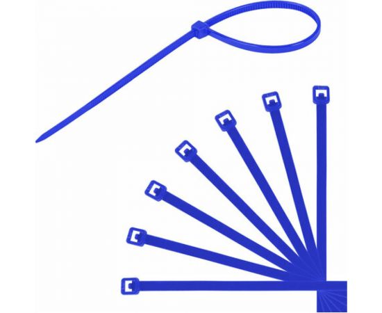 Нейлоновые сверхпрочные цветные стяжки (хомуты) в тубе SONNEN 2,5x200 мм, комплект 200 шт. 607925 – изображение 5