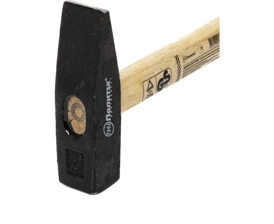 Молоток Политех с квадратным бойком, деревянная ручка, 600г 2535060 – изображение 5