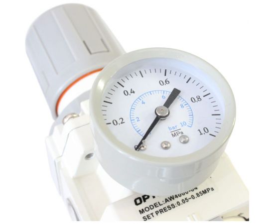 Фильтр-масловлагоотделитель с манометром и регулятором давления HEAVY DUTY 3/8" Optimus AW3000-03 – изображение 5