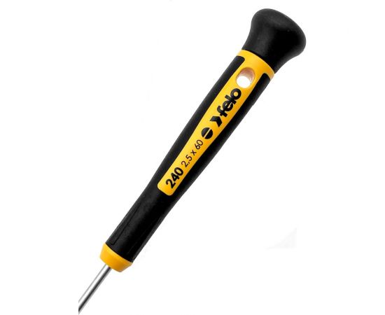Отвертка шлицевая плоская для точных работ 2,5х0,4х60 Felo 24025250 – изображение 6