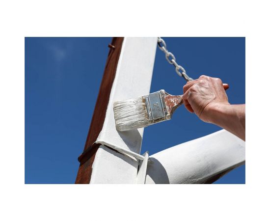 Краска MALARE для металлических заборов, матовый, графитово-серый(темный), 1,25 кг 2013932537009 – изображение 10