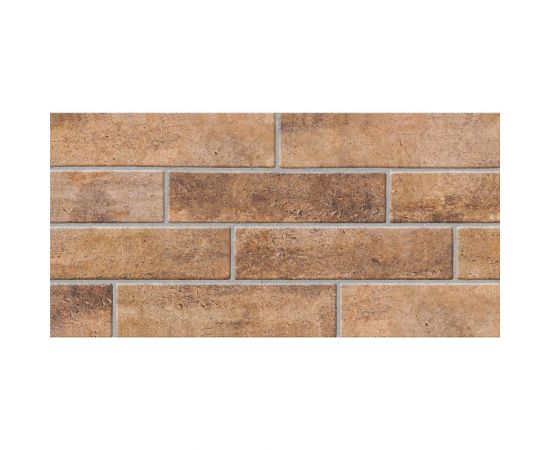Плитка для стен Beryoza Ceramica Брик коричневый, 300x600x9 мм, 9 шт. ТГ-00004062 