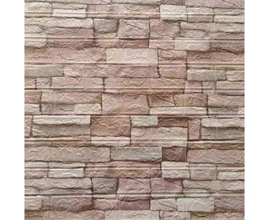 Самоклеящаяся панель Рыжий кот Кирпич 70x77 см, бежево-коричневый 105725 