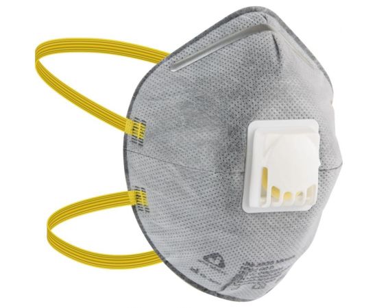 Одноразовый респиратор с клапаном Jeta Safety с углем а, ffp2 nr d, чашеобразный, 10 шт. JM-8626 