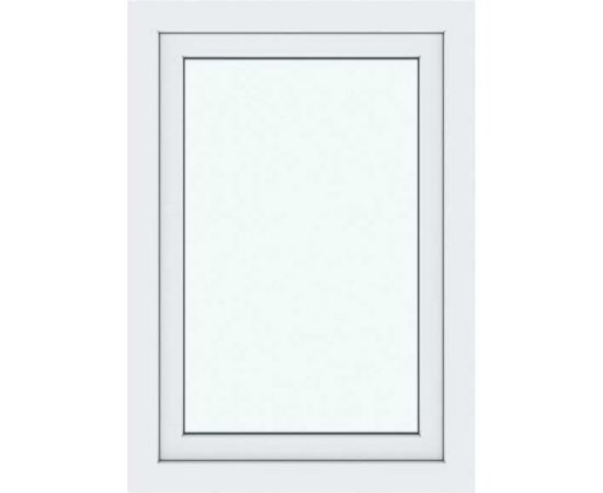 Окно ПВХ АМЕГА 800x600 мм, поворотно-откидное правое, однокамерный стеклопакет ПВХ_982 