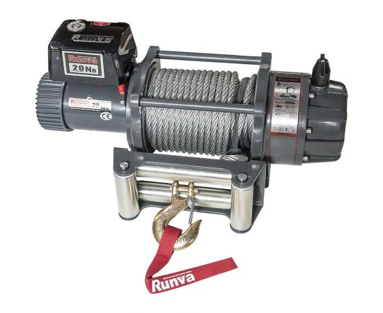 Электрическая лебёдка RUNVA 24V 20000 lbs влагозащищенная EWB20000U24V 