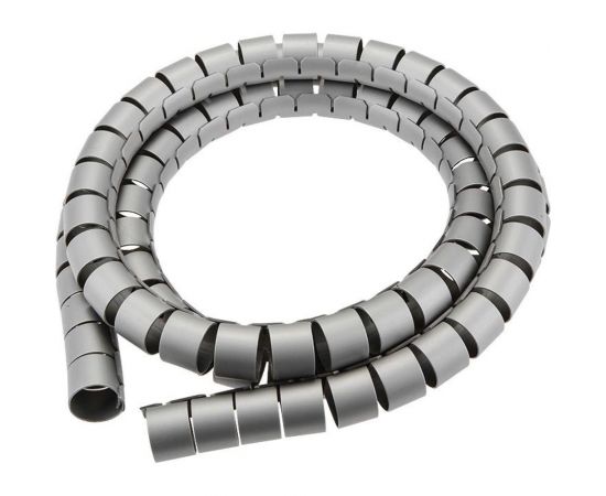 Спиральный защитный рукав PARLMU LXQ 16-3, полиэтилен, размер 16, серый, 1 м PR5000300 