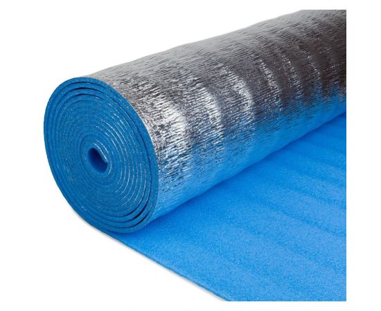 Теплоизоляция отражающая с фольгой нпэ-лф НПС Развитие тип а 10 мм 1,2x10 м 12 м2 4620018382064 