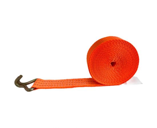 Стяжной ремень ООО Грузкомплект 5 т, 7.5 м, лента-крюк, без механизма СРЛК575 