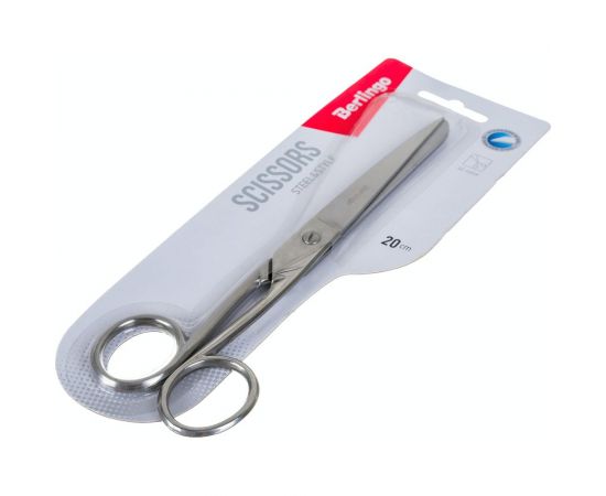 Цельнометаллические ножницы BERLINGO Steel&Style 20 см DNn_20007 – изображение 2