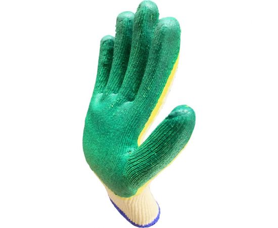 Рабочие перчатки Master-Pro СТАНДАРТ-2Л х/б с двойным латексным покрытием, 3 пары 3013-CLA2-3 5510-EX-3 – изображение 2