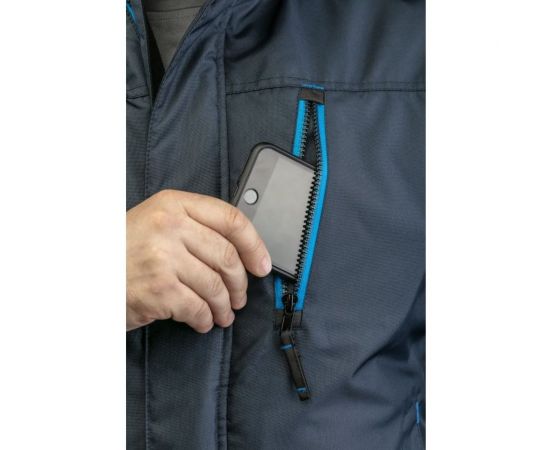 Утепленная куртка HOEGERT TECHNIK Mozel темно-синяя, 3XL/58 HT5K247-3XL – изображение 3