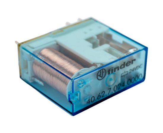 Миниатюрное реле Finder 2 перекидных контакта 10А, = 24В Чувст. пост. тока, AgNi, 406270240000 – изображение 3