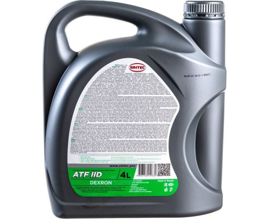 Масло Sintec ATF II Dexron 4 л 900260 – изображение 3
