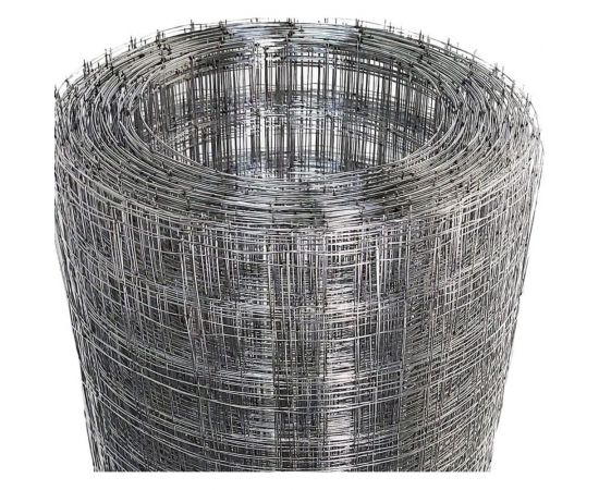 Сварная оцинкованная сетка КБР диаметр проволоки O 0.6 мм, ячейка 25x25 мм, 1-25 м KBR25250625ZNA – изображение 3