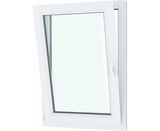 Окно ПВХ АМЕГА 800x600 мм, поворотно-откидное правое, однокамерный стеклопакет ПВХ_982 – изображение 3