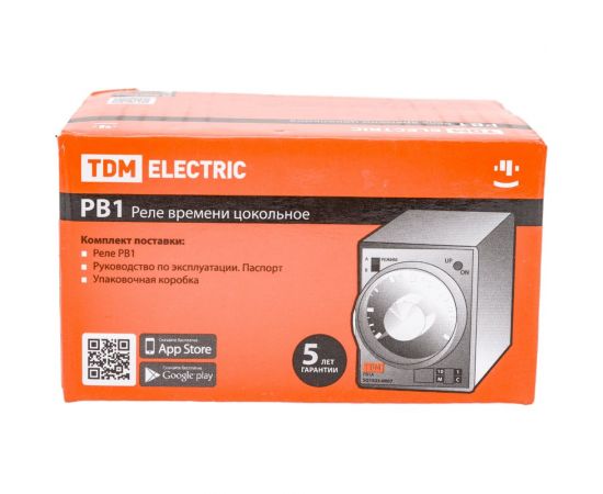 Реле времени TDM РВ1C-2реж-6сек/60мин-5А-220В-8Ц SQ1503-0008 – изображение 3