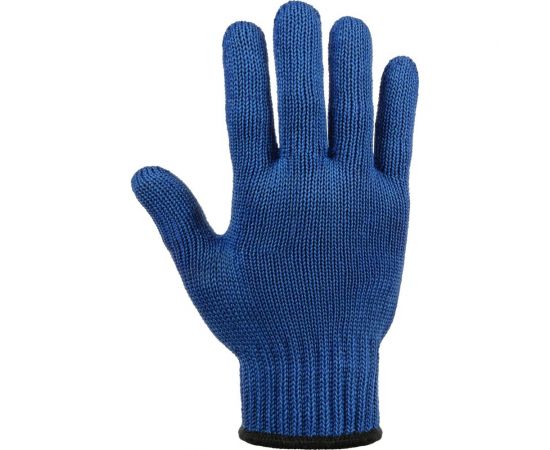 Трикотажные перчатки Фабрика перчаток, 2-слойные, с ПВХ, 7.5 класс, 6 нитей, синие, р.ХL/10 6-75-2С-СИН-(XL) – изображение 3