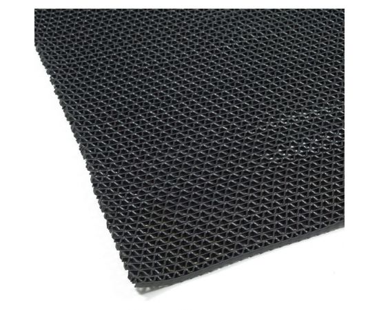 Коврик-дорожка SUNSTEP ПВХ, Zig-Zag, 8,5мм 0,9х12 м, черный 39-693 – изображение 4