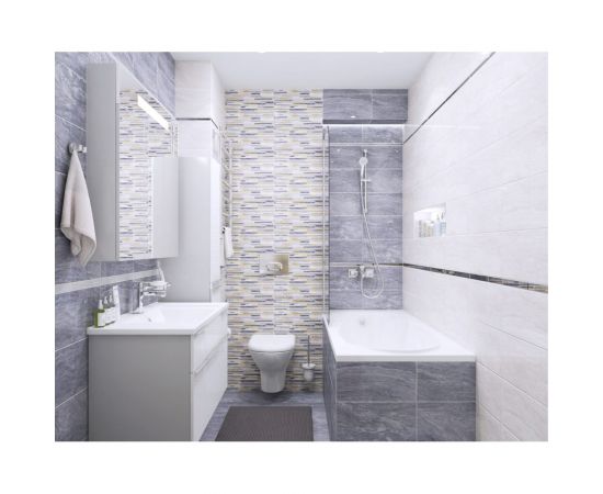 Керамическая настенная плитка LAPARET Magna бежевый, 20x40 см, 1.2 кв. м, 15 плиток в упаковке х9999208024 – изображение 4