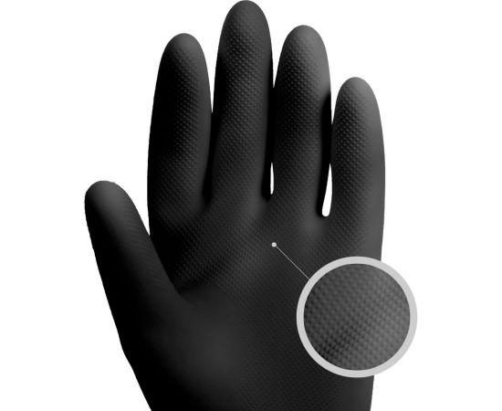 Неопреновые химостойкие перчатки Jeta Safety 80/50, с хлопковым напылением, 0.65 мм, р. 10/xl JCH-501-10-XL – изображение 4