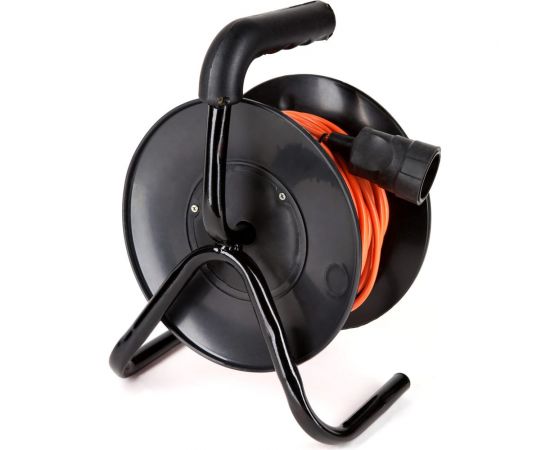 Удлинитель на катушке МПП УДЛИНИТЕЛЬ УС-1-50 1 розетка без заземления, ПВС 2х1,0, 50м 999000000001101 – изображение 4