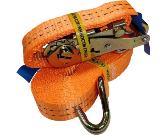 Стяжной ремень UVE 1,0/2,0 т, 6 метров, 35мм, RS2-35-2000-6-orange – изображение 4