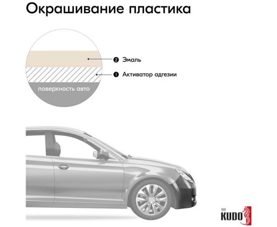 Автомобильная ремонтная эмаль KUDO "Сафари 215" 520 мл 4009 11604958 – изображение 6