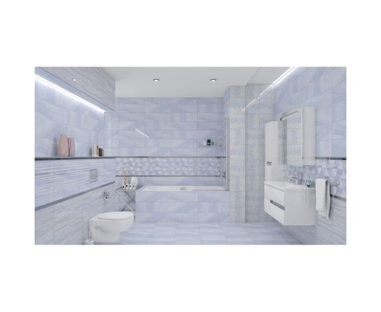 Керамическая настенная плитка LAPARET Diadema бежевый, 20x60 см, 1.2 кв.м, 10 плиток в упаковке х9999132675 – изображение 7