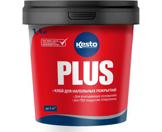 Клей для напольных покрытий Kesto Plus 1.4 кг T6534.001K. 