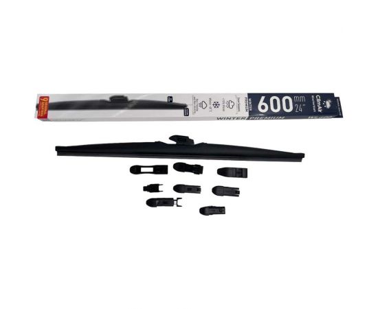 Щетка стеклоочистителя зимняя winter premium 24""/600 мм, 9 адаптеров в комплекте Climair WL600 
