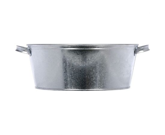 Оцинкованный круглый таз 13 л Банные штучки 36553 