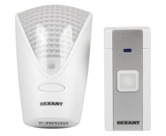 Беспроводной дверной звонок REXANT RX-7 с световой индикацией 220В 73-0070 