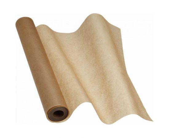 Пергамент для выпечки и хранения продуктов Хома Норкин коричневый без силикона 38 см на 25 м 7032619 
